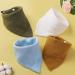 WD&CD Triangle Baby Dribble Bibs - 4 Pack, Adjustable Button, Soft & Absorbent | Boys Girls - Buy Online on SooperMarket.com