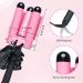 Awhoas 3 Barrel Curling Iron 32MM Hair Waver | Triple Barrel Hair Crimper for Women | Pink Curling Wand with LCD Temp Display - Buy Online on SooperMarket.com