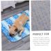 Balacoo Pet Mat Dog Mat Dog Cot Dog Bed Breathable Cooling Pad Wear-Resistant Cooling Mat Puppy The Dog S Sky-blue - Buy Online on SooperMarket.com