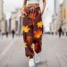 Women's Comfy Gym Sports Joggers Sweatpants with Pocket Drawstring Elasticated Waist Trouser Causal Athletic Training Pant Jogging Bottoms Loungwear 1430-djufh-d-coffee M - Buy Online on SooperMarket.com