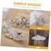 HAPINARY Rhinestone Hair Clip Headwear for Women Flower Hair Clips for Women Rhinestone Flower Hair Clip Girl Headdress Flower Hair Barrette Sparkly Hair Clip Hair Accessory Bride Abs - Buy Online on SooperMarket.com
