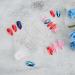 10PCs Transparent Nail Art Tips Display Stand | Double-Sided Adhesive Tape | Acrylic Strip Display for Home & Salon Use | DIY Nail Accessories - Buy Online on SooperMarket.com