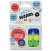 PUTTY BUDDIES Floating Earplugs 3-Pair Pack  Soft Silicone Ear Plugs for Swimming & Bathing  Invented by Physician  Keep Water Out  Premium Swimming Earplugs  Doctor Recommended Green/Yellow/Blue