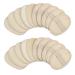 Exfoliating Loofah Sponge Pads,Large 4x5.7-100% Natural Luffa and Terry Cloth Materials,Loofa Sponge Scrubber Body Glove Close Skin for Men and Women,Perfect for Bath Spa and Shower (20 Pack)