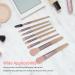 Zetiling Soft Bristle Portable Cosmetic Brush Set - 8PC Ergonomic Brushes for Loose Powder Concealer & Eyeshadow - Perfect Gift for Moms Wives & Friends - Buy Online on SooperMarket.com