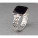 Mtozon Metal Rhinestone Bling Band for Fitbit Versa/Versa 2/Lite - Women's Silver, Rose Gold, Black - Buy Online on SooperMarket.com