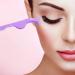 60-Piece Plastic Eyelash Extension Tweezers - Purple False Eyelash Applicator Tool for Lash Application and Removal - Buy Online on SooperMarket.com