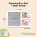 Felt Letter Board Baby Keepsake - Gender Reveal Gift - Ultrasound Picture Frame - Buy Online on SooperMarket.com