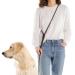 Hands-free dog leash 2 meter leash continuously adjustable belly belt running leash jogging leash 3 in 1 multifunctional leash for large and small dogs training leash hunting leash rope leash black