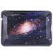 Galaxy Rolling Tray Small and Large (Blue Galaxy, Small) Blue Small (Pack of 1)