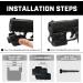 Pistol Light with Red&Green Laser | Rechargeable Compact Weapon Light | Adjustable Rail Mounted Laser Combo | Magnetic Charging | LED Strobe Function - Buy Online on SooperMarket.com