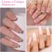 Nail Stamper Kit with Clear French Tip Stamp, 3 Nail Art Pens, and Scrapers - Nail Stamping Accessories for French Nails - Buy Online on SooperMarket.com