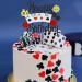 Arthsdite 1Pc Casino Cake Topper Poker Game Chips Player Happy Birthday Cake Pick Decorations for Las Vegas Casino Night Theme Birthday Party Supplies - Buy Online on SooperMarket.com