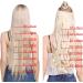 SILK-CO Long Curly Wavy Clip in Hair Extensions - 24 Synthetic Heat Resistant, 8 Pcs Full Head, 18 Clips, Light Brown&Blond - Buy Online on SooperMarket.com