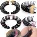 Colored Handmade 3D False Eyelashes | Dramatic Reusable Thick Extensions for Parties & Festivals | #505 - Buy Online on SooperMarket.com
