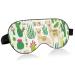 Haskirky Light Blocking Eye Mask Breathable and Adjustable Adult Men and Women Travel on Business Trips Yoga Meditation Light Smooth Comfortable Eye Mask Office Deep Sleep Goodies Llama