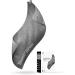 Buy Stryve Gym Towel+ Silver Gray - Antibacterial Anti-Slip Fitness Towel with Magnetic Clip & Bag 105x42.5 cm - Perfect for International Shipping - Buy Online on SooperMarket.com