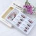 24Pcs Pink Butterfly Press on Nails - Exquisite Design Full Cover Acrylic Nails for Women - Spring Nail Art Decorations - Buy Online on SooperMarket.com