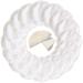 PINOWU 16 Pack Reusable Bamboo Makeup Remover Pads with Laundry Bag - 2 Layers Organic Cotton Rounds Pads, Washable Facial Cleansing Cloths Eye Makeup Remove Face Wipe (Chemical Free Bamboo Velour) 16pcs White
