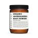 100% Organic Ashwagandha Powder 7.8 oz - Sleep Aid - Straight from Farm - Raw, Vegan and Gluten-Free - Non-GMO - No Additives or Preservatives - Recyclable Glass Jar