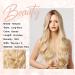Kellynee Ombre Blonde Wig for Women - Synthetic Hair with Dark Roots | Perfect for Everyday Halloween Parties & Cosplay - Buy Online on SooperMarket.com