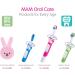 MAM Baby's Brush Set (2 Training Toothbrushes 1 Safety Shield) Baby Toothbrushes with Brushy the Bear Interactive App For Boy 5+ Months Blue - Buy Online on SooperMarket.com