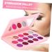 PLAFOPE 15 Eyeshadow Palette Glitter Eyeshadow Colorful Eyeshadow Woman Eyeshadow Compact Purple - Buy Online on SooperMarket.com