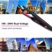 Terviiix Pencil Flat Iron - Mini Hair Straightener for Short Hair, Beard, Pixie Cut - Ceramic Tourmaline, Dual Voltage, Adjustable Temperature - Pink - Buy Online on SooperMarket.com