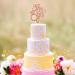 Unimall Rose Gold 'She Said Yes' Cake Topper - Perfect for Engagement Bridal Shower & Bachelorette Party Decorations | Multi-Color Delivery Available - Buy Online on SooperMarket.com