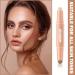 Double Headed Cream Contour Stick Bronzer | 2-in-1 Long Lasting Highlight & Contour Stick | Waterproof Makeup Kit for Light Skin | Nature Color - Buy Online on SooperMarket.com