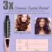 Heated Styling/Curling Iron Brush | 3-in-1 Ceramic Ionic Hair Curler/Straightener | Anti-Scald Bristles | Free Travel Pouch | Electric Curl Wand - Buy Online on SooperMarket.com