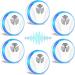 Lickoon 6 Packs Ultrasonic Pest Repeller, Lickoon Electronic Pest Repellent Plug in Indoor Pest Control for Insect, Roaches, Mice, Spider, Ant, Bug, Mosquito Repellent for House Garage Warehouse Office Hotel