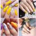 Feather Nail Art Stamping Kit - 4 Templates, Stamper, Scraper, Dreamcatcher Plates for DIY Manicure - Style 1 - Buy Online on SooperMarket.com