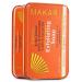 MAKARI Extreme Argan & Carrot Seed Oil Skin Toning Gift Set | Exfoliating Soap & Body Lotion for All Skin Types | Botanical Self Care Kit with Free Makeup Bag - Buy Online on SooperMarket.com
