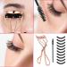 WLLHYF Eyelash Curler Kit with 10 Silicone Refill Pads and Mascara Brush - Universal Lash Curler Makeup Tool for Women - Buy Online on SooperMarket.com