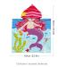 Supgomax Hooded Bathing Poncho for Kids - Cartoon Absorbent Beach Towel & Baby Hooded Towel for Swimming Shower & Mermaid Fun - Buy Online on SooperMarket.com