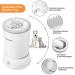 Portable Automatic Dog Paw Cleaner with Soft Silicone Bristles - Ideal for Small & Medium Sized Dogs - White - Buy Online on SooperMarket.com