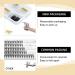 100 Pcs DIY Eyelash Extensions | Thin Stem Lash Cluster Set 10/12/14/16mm | Reusable Makeup | Self-application | HHX04 Mix10-16mm - Buy Online on SooperMarket.com