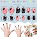 Kalolary Kids False Nail Kit - 288PCS Candy Pattern Full Cover Nails with Adhesive Tabs | Children's Day Gift for Little Girls Nail Art - Buy Online on SooperMarket.com