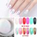 Mermaid Neon Chrome Nail Powder Kit - Gradient Glitter Pigment for Gel Nails - 2Pcs Set with Nail Sponge Brush - Nail Art Decoration - Buy Online on SooperMarket.com