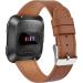 BOTNUW Leather Bands Compatible with Fitbit Versa 2, Versa, Versa Lite - Brown Leather Replacement Strap for Women and Men - Buy Online on SooperMarket.com