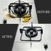Stove Burner Cover Double Thick Reusable Non Stick Heat Resistants Stove Protector Cuttable Stove Burner For Kitchen Canisters Bathroom (Silver One Size) Silver One Size - Buy Online on SooperMarket.com