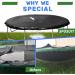 Sposuit 12/14/15ft Trampoline Cover - Rainproof UV Resistant Protection for Round Trampolines | Wear-Resistant Gravity Material | 12 FT - Buy Online on SooperMarket.com