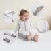 Whales Toddler Sleeping Bag with Legs 2.5 Tog | Winter Warm Cotton Swaddle Wrap for Baby 6-18 Months | M (1-2 Years) - Buy Online on SooperMarket.com