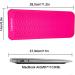 Heat-Resistant Silicone Mat Bag for Hot Hair Tools | Curly Bars & Straighteners | Pink 28.5cm x 14cm - Buy Online on SooperMarket.com