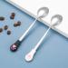 2 Pc Stainless Steel Pet Can Spoons - White & Black Cat Claw Spoon for Dog and Cat Food Cans - Buy Online on SooperMarket.com