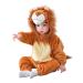 Doladola Unisex Baby Spring Autumn Animal Romper Baby Boys Girls Flannel One Piece Pyjamas 6-12 Months Lion