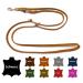Dog liner Small dogs / large dogs 2m / 2.40m / 2.80m / 3.50m / 5m Double linen adjustable (3.50m x 12mm cognac) 3.50m x 12mm cognac