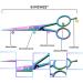 Glamified Glam Rainbow 6" Hairdressing Scissor for Professional Hairdressers Barbers Stainless Steel Hair Cutting Shears - for Salon Barbers Men Women Children and Adults - Buy Online on SooperMarket.com