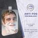 Original Anti-Fog Shower Mirror - Shatterproof Portable Travel Mirror with Hooks - Buy Online on SooperMarket.com